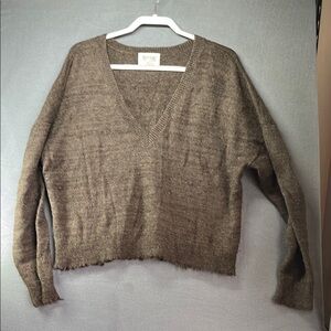 Nation LTD Brown‎ V-Neck Sweater